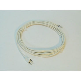 Câble blanc 9 mètres rond Lux S115 AP 12